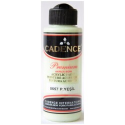 Cadence Premium Akrilik Boya 120 ml. 0557 P. Yeşil - 1