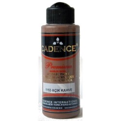 Cadence Premium Akrilik Boya 120 ml. 1153 Açık Kahve - 1