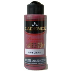 Cadence Premium Akrilik Boya 120 ml. 2004 Vişne - 1