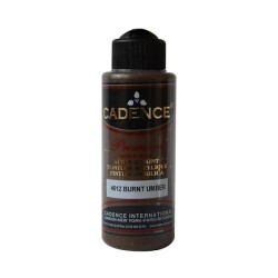 Cadence Premium Akrilik Boya 120 ml. 4012 Burnt Umber - 1