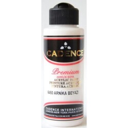 Cadence Premium Akrilik Boya 120 ml. 6450 Arnika Beyaz - 1