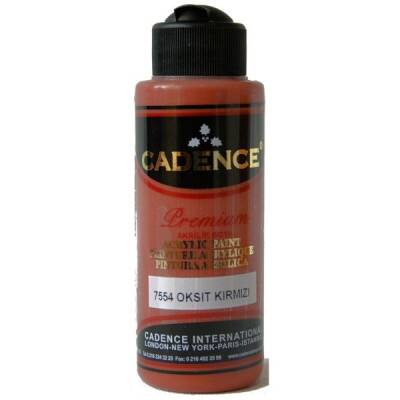 Cadence Premium Akrilik Boya 120 ml. 7554 Oksit Kırmızı - 1