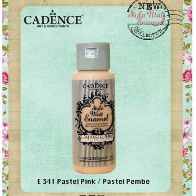 Cadence Style Matt Enamel Cam & Porselen Boyası 59 ml. E-341 Pastel Pembe - 1