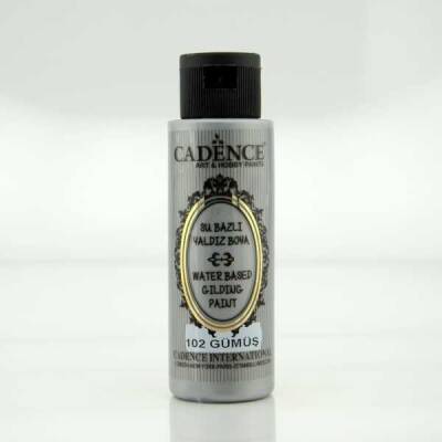 Cadence Su Bazlı Yaldız 70 ml. 102 Gümüş - 1