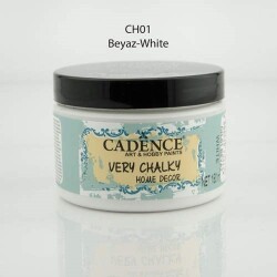 Cadence Very Chalky Home Decor Mobilya Boyası 150 ml. CH-01 BEYAZ - 1