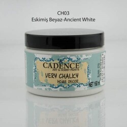 Cadence Very Chalky Home Decor Mobilya Boyası 150 ml. CH-03 ESKİMİŞ BEYAZ - 1