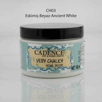 Cadence Very Chalky Home Decor Mobilya Boyası 150 ml. CH-03 ESKİMİŞ BEYAZ - 1