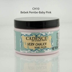 Cadence Very Chalky Home Decor Mobilya Boyası 150 ml. CH-10 BEBEK PEMBE - 1