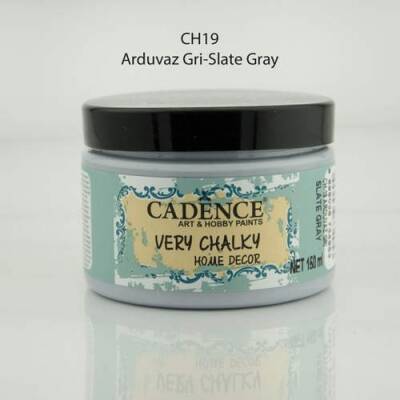 Cadence Very Chalky Home Decor Mobilya Boyası 150 ml. CH-19 ARDUVAZ GRİ - 1