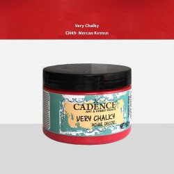 Cadence Very Chalky Home Decor Mobilya Boyası 150 ml. CH-49 KIRMIZI MERCAN - 1