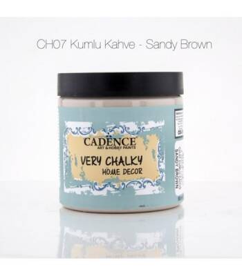 Cadence Very Chalky Home Decor Mobilya Boyası 500 ml. CH-07 KUMLU KAHVE - 1