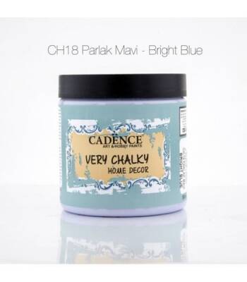 Cadence Very Chalky Home Decor Mobilya Boyası 500 ml. CH-18 PARLAK MAVİ - 1