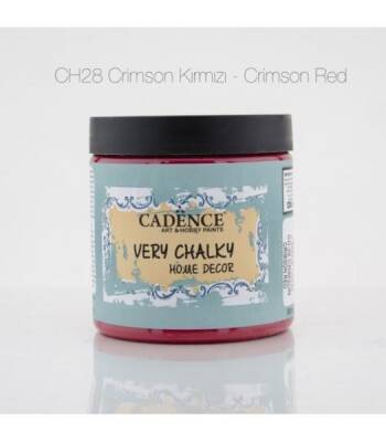 Cadence Very Chalky Home Decor Mobilya Boyası 500 ml. CH-28 CRIMSON KIRMIZI - 1