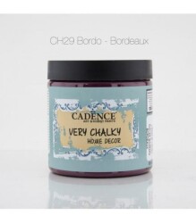 Cadence Very Chalky Home Decor Mobilya Boyası 500 ml. CH-29 BORDO - 1