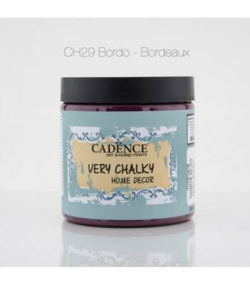 Cadence Very Chalky Home Decor Mobilya Boyası 500 ml. CH-29 BORDO - 1