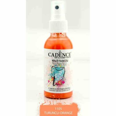 Cadence Your Fashion Sprey Kumaş Boyası 100 ml. 1105 PORTAKAL - 1