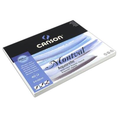 Canson Montval Suluboya Blok 200 gr. 40 Sayfa 24x32 cm. - 1