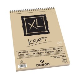 Canson XL Kraft Eskiz Defteri 90 gr. A4 60 Sayfa - 1