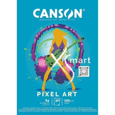 Canson Xsmart Pixel Art Çizim Defteri A4 120 gr 40 yp - 1