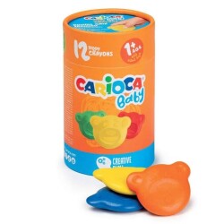 Carioca Baby Teddy Crayons Mum Boya 12 Renk 1+ Yaş - 1