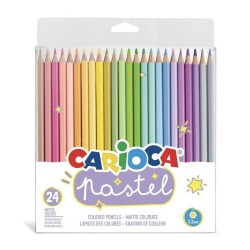 Carioca Pastel Renk Kuru Boya Kalemi 24 Renk - 1