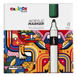 Carioca Plus Akrilik Marker 8'li - 3