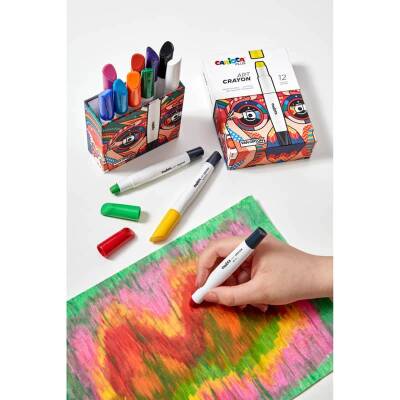 Carıoca Plus Art Crayon Suda Çözünebilir Mum Pastel Boya 6'lı - 2