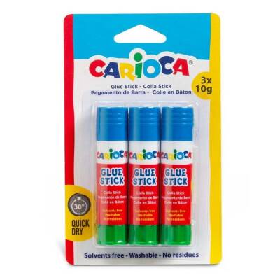 Carioca Stick Yapıştırıcı 10 gr 3'lü Blister - 1