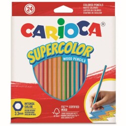 Carioca Supercolor Kuru Boya Kalimi 24 Renk - 1