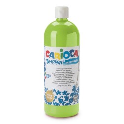 Carioca Tempera Yıkanabilir Poster Boya 1000 ml. AÇIK YEŞİL - 1