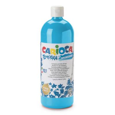 Carioca Tempera Yıkanabilir Poster Boya 1000 ml. MAVİ - 1