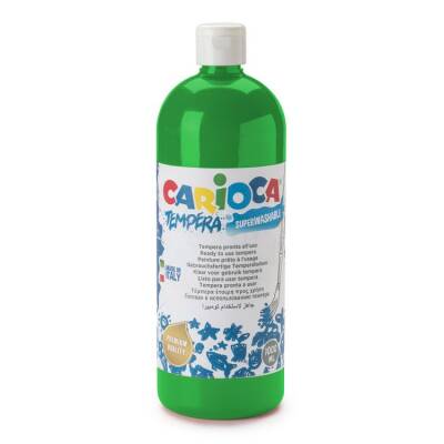 Carioca Tempera Yıkanabilir Poster Boya 1000 ml. YEŞİL - 1