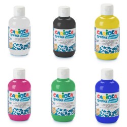 Carioca Tempera Yıkanabilir Poster Boya 250 ml x 6 Renk Set - 1