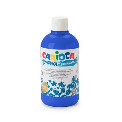 Carioca Tempera Yıkanabilir Poster Boya 500 ml. KOYU MAVİ - 1