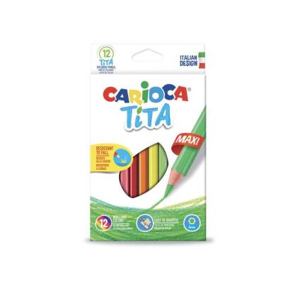 Carioca Tita Maxi Kuru Boya Kalemi 12 Renk - 1