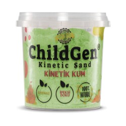 ChildGen Doğal Kinetik Kum 500 gr Yeşil - 1