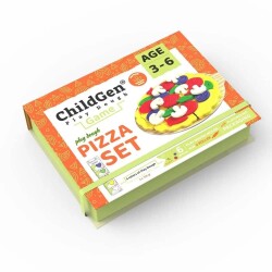 ChildGen Doğal Oyun Hamuru Pizza Sahneli Set - 1