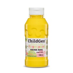 ChildGen Süper Yıkanabilir Parmak Boya 350 ml Sarı - 1