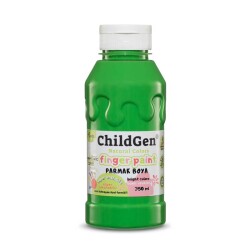 ChildGen Süper Yıkanabilir Parmak Boya 350 ml Yeşil - 1