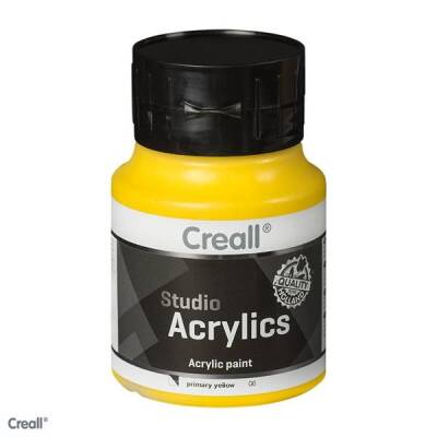 Creall Studio Akrilik Boya 500 ml. 06 PRIMARY YELLOW - 1