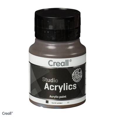 Creall Studio Akrilik Boya 500 ml. 69 BURNT UMBER - 1