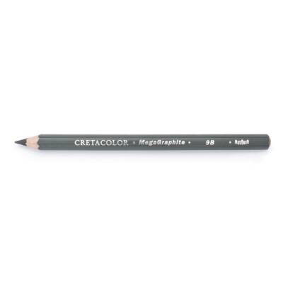 Cretacolor Mega Graphite Kalın Dereceli Kalem 9B (170 09) - 1