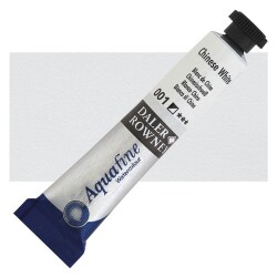 Daler Rowney Aquafine Tüp Suluboya 8 ml 001 CHINESE WHITE - 1