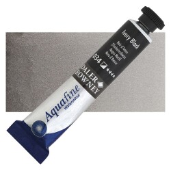 Daler Rowney Aquafine Tüp Suluboya 8 ml 034 IVORY BLACK - 1