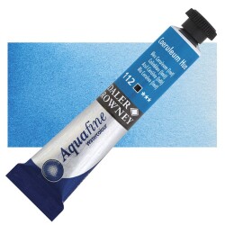 Daler Rowney Aquafine Tüp Suluboya 8 ml 112 COERULEUM - 1