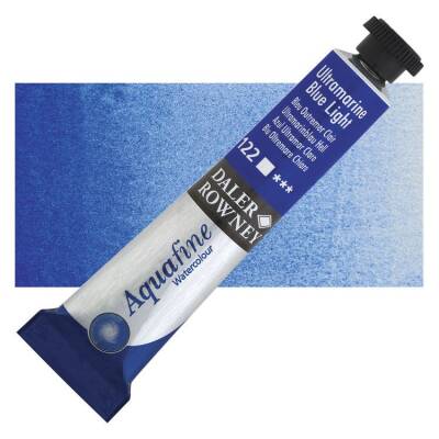 Daler Rowney Aquafine Tüp Suluboya 8 ml 122 ULTRAMARINE BLUE LIGHT - 1