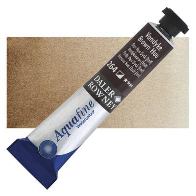 Daler Rowney Aquafine Tüp Suluboya 8 ml 264 VANDYKE BROWN HUE - 1