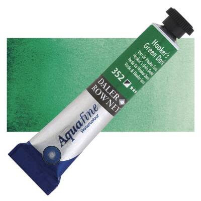 Daler Rowney Aquafine Tüp Suluboya 8 ml 352 HOOKER'S GREEN - 1