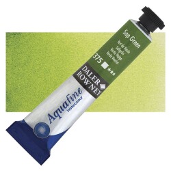 Daler Rowney Aquafine Tüp Suluboya 8 ml 375 SAP GREEN - 1