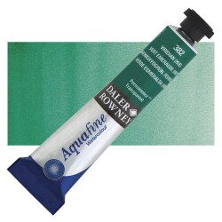 Daler Rowney Aquafine Tüp Suluboya 8 ml 382 VIRIDIAN - 1